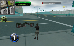 Polícia Sci Fi Bike Rider 3D screenshot 0