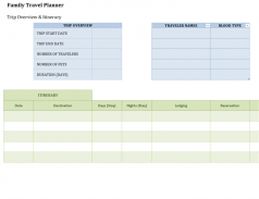 Daily Itinerary Templates screenshot 1