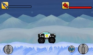 Santa Run - Monster Truck  Rac screenshot 2