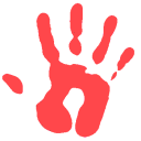 Handprint Notepad Icon