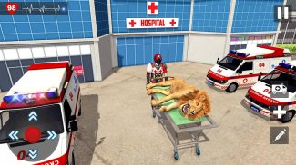 Animals Rescue Gioco Doctor Robot 3D screenshot 0