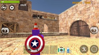 Pixel Battle Royale jogo 3D de tiro FPS offline versão móvel