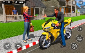 Bike Lift Motorcycle Taxi Game screenshot 3