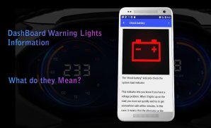 Dashboard Car Warning Light screenshot 0