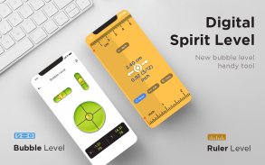 Digital Spirit Level : Level Bubble & Ruler App screenshot 1