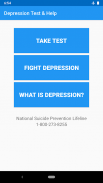 Depression Test & Help To Fight Depression screenshot 1