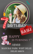 birthday invitation card maker screenshot 1