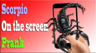 Scorpion On Hand Screen Photo screenshot 1