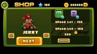 TALKING PET TOM , ANGELA AND JERRY KART RACE 2D screenshot 2