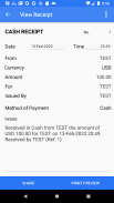 Cash Receipt Plus screenshot 1