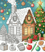 Coloring Book: Christmas Games screenshot 5