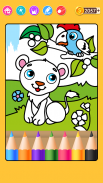 Jogos de animais para crianças: colorir e brincar screenshot 2