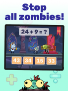 Maths games: Zombie Invasion screenshot 3