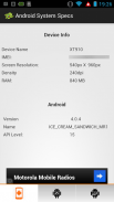 System info for Android screenshot 0