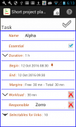 Short project planning screenshot 4