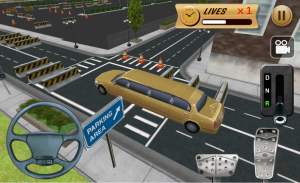 Celebrity limo Parking 3D screenshot 2