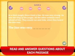 Reading Comprehension Fun Game - Anglais Enfants screenshot 2