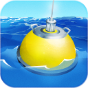 Seaside Buoy: Ocean Temperature & Tides Icon