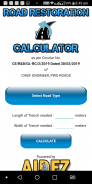 Road Restoration Calculator screenshot 3