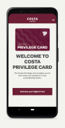 Costa Privilege Card screenshot 2