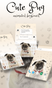 Cute Pug Keyboard Wallpaper HD screenshot 2