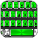 Metal Green Tech Keyboard Them Icon