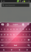 Temas de teclado rosa screenshot 5