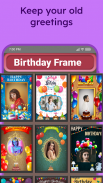 birthday photo frame with name and photo screenshot 4