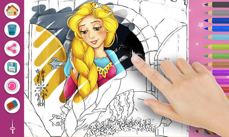 Rapunzel Boyama Kitabi Sayfalari 4473 V2 Android Apk Sini Indir