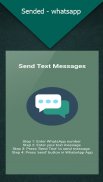 Sended - Whatsapp Send MSG screenshot 1