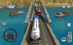 Oil Tanker Transporter Fuel Truck Condução Sim screenshot 7