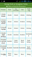 Irregular ,Regular Verbs Tamil screenshot 0