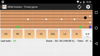 NDM - Guitar (Learning to read musical notation) screenshot 1