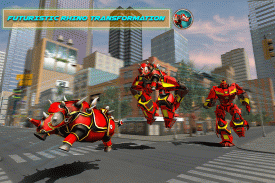 Rhino Robot Car Transform Game screenshot 11