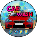 Beach Car Wash and Repair Icon