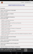 Constitución Política del Perú screenshot 6
