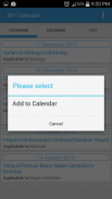 Malaysia Calendar screenshot 6