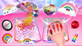 Rainbow Slime Kit – DIY Fluffy Slime screenshot 0