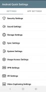 Ajustes rápidos de Android screenshot 2