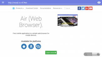 एयर (वेब ब्राउज़र) screenshot 3