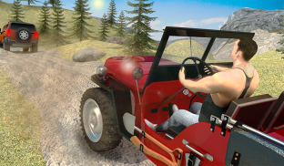 Offroad Long Trailer Truck Sim - Jeep Prado Games screenshot 7
