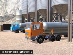 Oil Tanker Transporter Truck Driving Games screenshot 22
