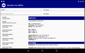 Monsters for D&D5e screenshot 0