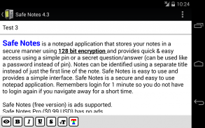 Safe Notes is a secure notepad screenshot 7