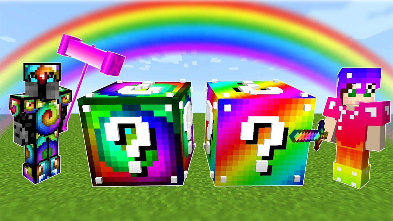 Lucky Block Transparent Mod 1.7.10 