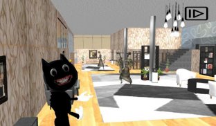 Angry Cartoon Cat Night Light Head 3 Versus screenshot 0