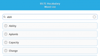 IELTS Vocabulary - Word List screenshot 6