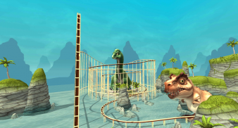 VR Jurassic Dino Park World & Roller Coaster 360 screenshot 1