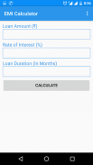 EMI CALCULATOR  SBI, BOB, HDFC screenshot 3