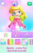 Princess Doll Coloring 3D screenshot 5